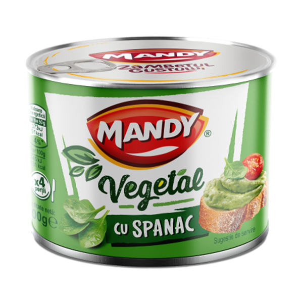 Mandy Vegetal cu Spanac